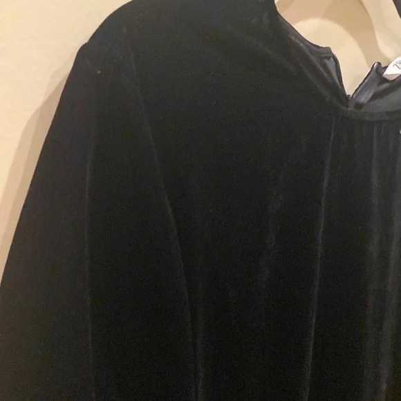 ZARA DRAPED VELVET DRESS SIZE M - Picture 5 of 9